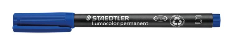 Produktbild: STAEDTLER Universalstift Lumocolor 313 permanent S, blau