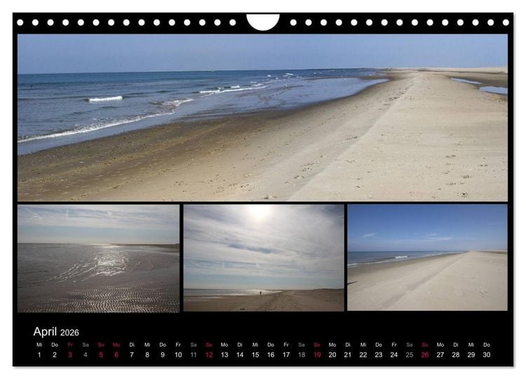 Produktbild: Texel, eine Perle Hollands (Wandkalender 2026 DIN A4 quer), CALVENDO Monatskalender