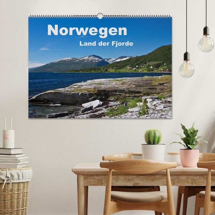 Produktbild: Norwegen - Land der Fjorde (Wandkalender 2026 DIN A2 quer), CALVENDO Monatskalender