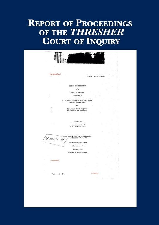 Produktbild: Record of Proceedings of THRESHER Inquiry