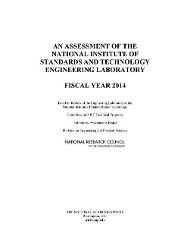 Produktbild: An Assessment of the National Institute of Standards and Technology Engineering Laboratory