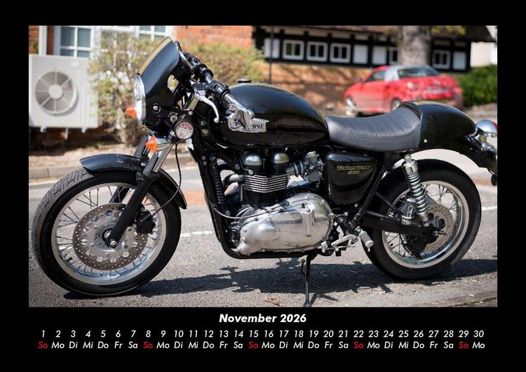 Produktbild: Motorr&auml;der 2026 Fotokalender DIN A3