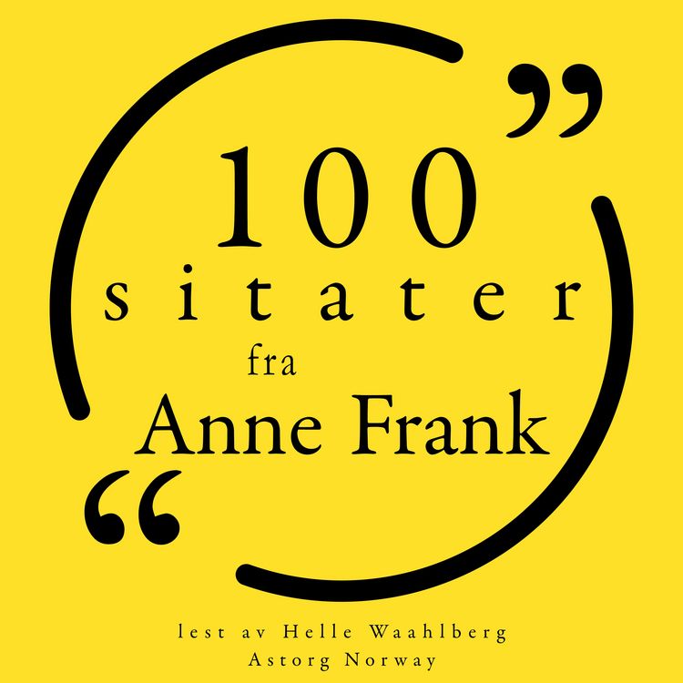 Produktbild: 100 sitater fra Anne Frank