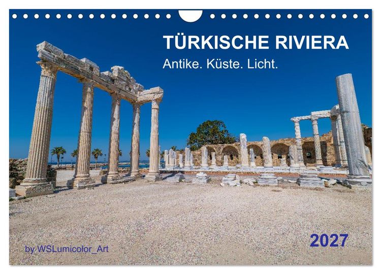 Produktbild: T&Uuml;RKISCHE RIVIERA - Antike. K&uuml;ste. Licht. (Wandkalender 2027 DIN A4 quer), CALVENDO Monatskalender