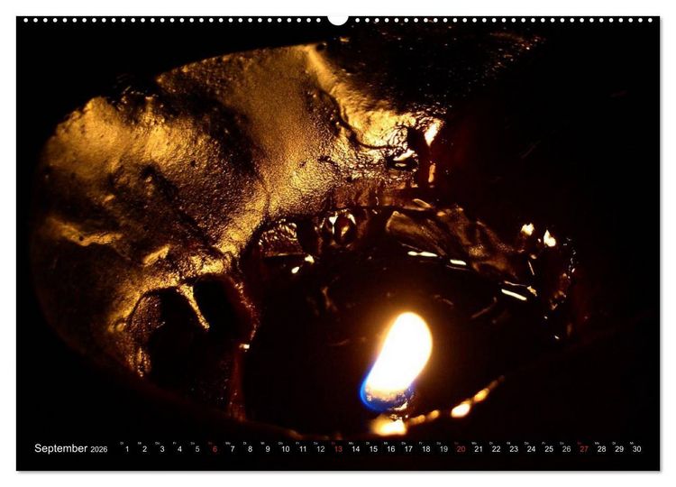 Produktbild: Feuer &bull; W&auml;rme, Licht & Gefahr (Wandkalender 2026 DIN A2 quer), CALVENDO Monatskalender