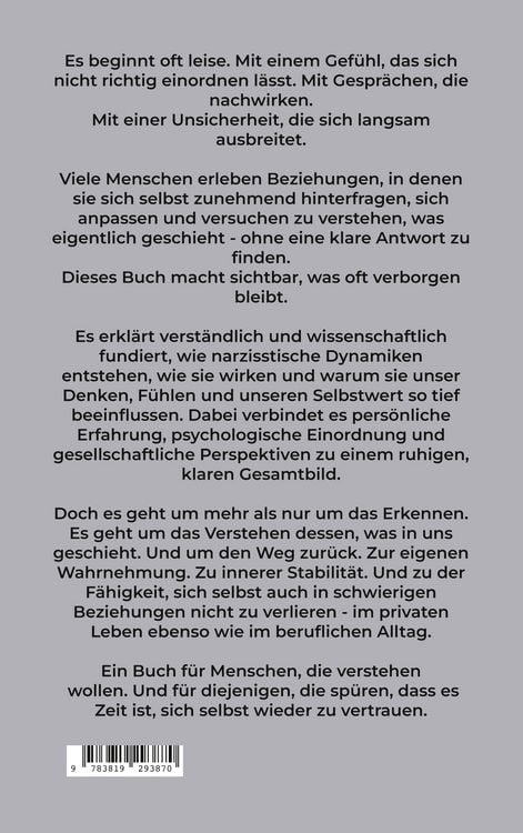 Produktbild: Narzissmus verstehen