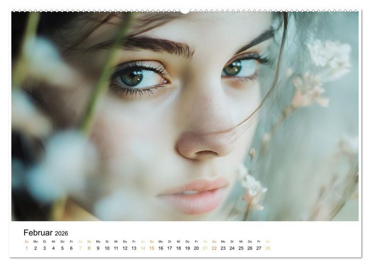 Produktbild: Magische Frauen Portraits (Wandkalender 2026 DIN A2 quer), CALVENDO Monatskalender