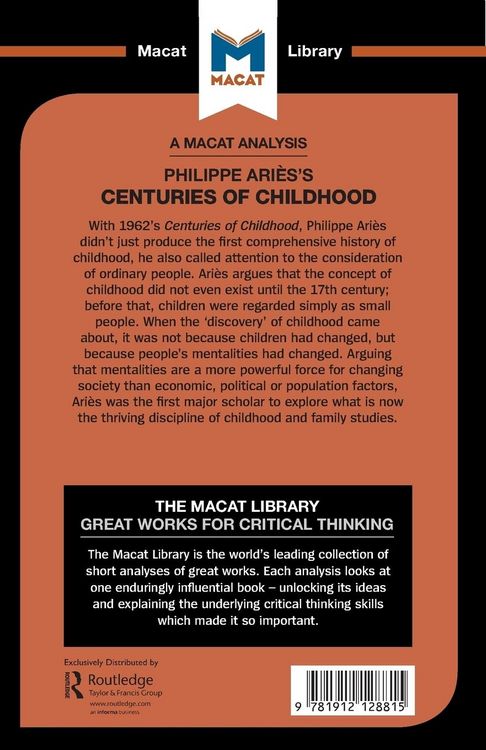 Produktbild: An Analysis of Philippe Aries's Centuries of Childhood