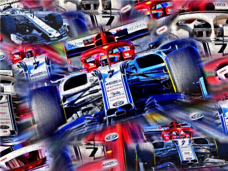 CALVENDO Puzzle Kimi Räikkönen – 2000 Teile – F1-Weltmeister 2007 – Lege-Größe 90x67 Cm – Premium-Qualität Aus Europa