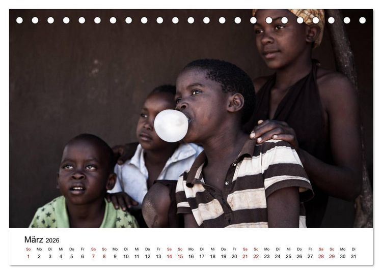 Produktbild: Sambia und der Sambesi (Tischkalender 2026 DIN A5 quer), CALVENDO Monatskalender