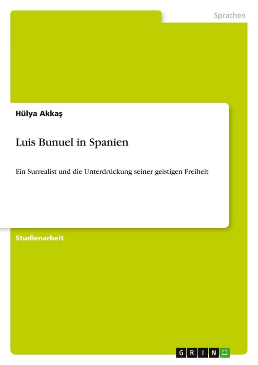 Produktbild: Luis Bunuel in Spanien