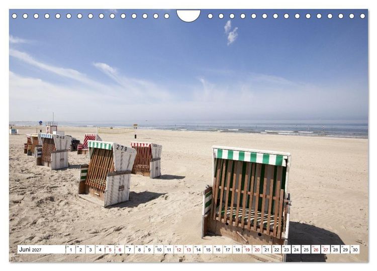 Produktbild: Baltrum - Momente einer Reise (Wandkalender 2027 DIN A4 quer), CALVENDO Monatskalender