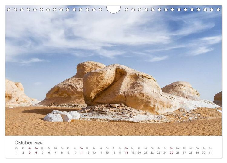 Produktbild: Impressionen - Wei&szlig;e W&uuml;ste (Wandkalender 2026 DIN A4 quer), CALVENDO Monatskalender