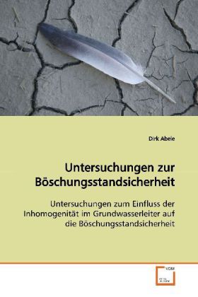 Produktbild: Abele, D: Untersuchungen zur B&ouml;schungsstandsicherheit