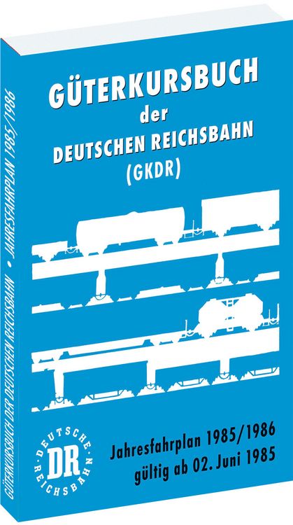 Produktbild: G&uuml;terkursbuch der Deutschen Reichsbahn (GKDR) 1985 / 1986