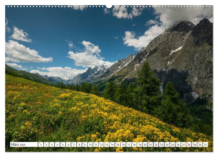 Produktbild: Natur im Aostatal (Wandkalender 2026 DIN A2 quer), CALVENDO Monatskalender