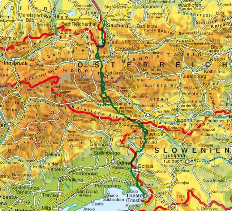 Produktbild: ROTHER Wanderf&uuml;hrer Alpen&uuml;berquerung Salzburg - Triest