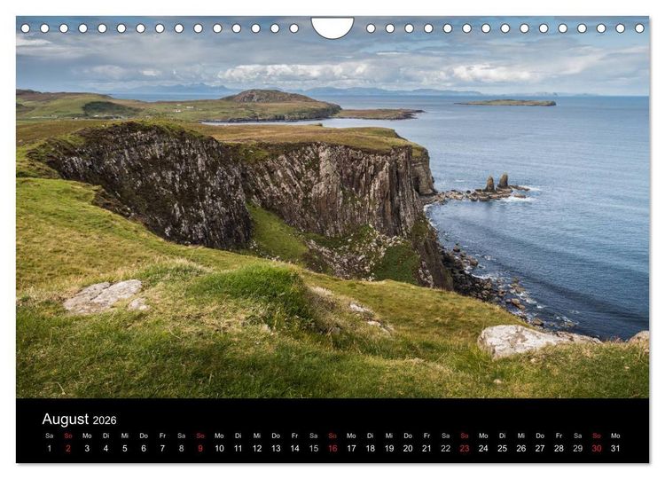 Produktbild: Die Highlands - Schottlands rauher Nordwesten (Wandkalender 2026 DIN A4 quer), CALVENDO Monatskalender