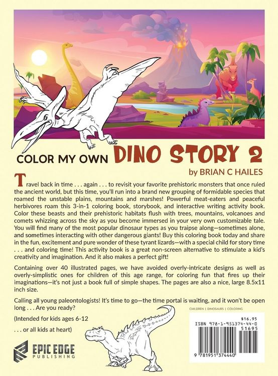 Produktbild: Color My Own Dino Story 2