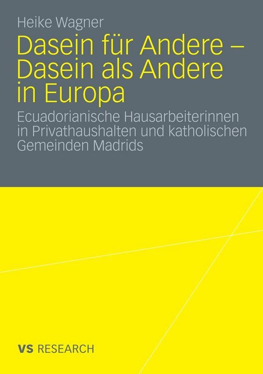 Produktbild: Dasein f&uuml;r Andere - Dasein als Andere in Europa
