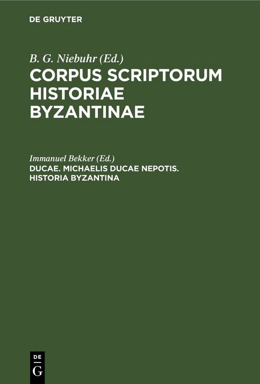 Produktbild: Ducae. Michaelis Ducae nepotis. Historia Byzantina