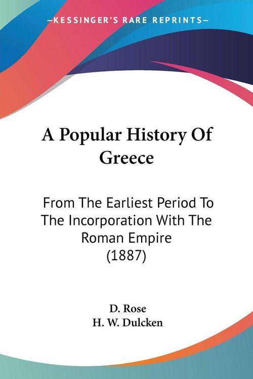 Produktbild: A Popular History Of Greece
