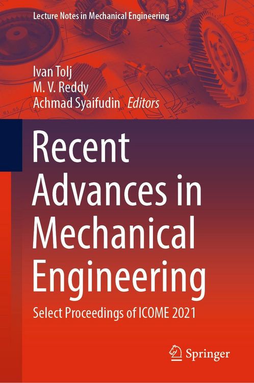 Produktbild: Recent Advances in Mechanical Engineering