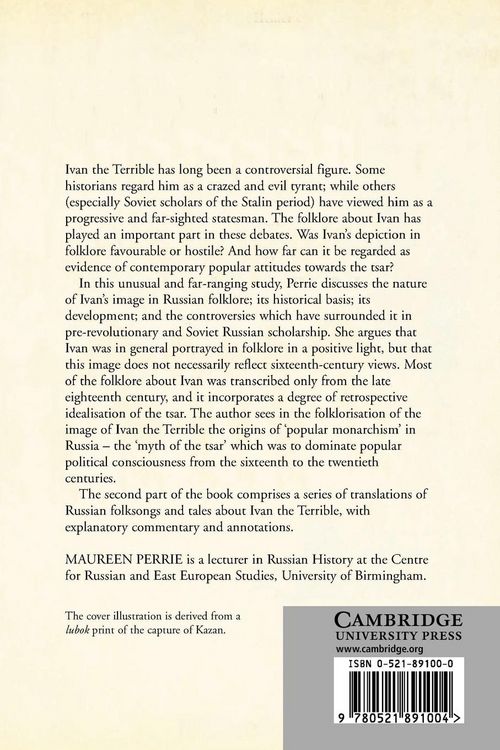 Produktbild: The Image of Ivan the Terrible in Russian Folklore