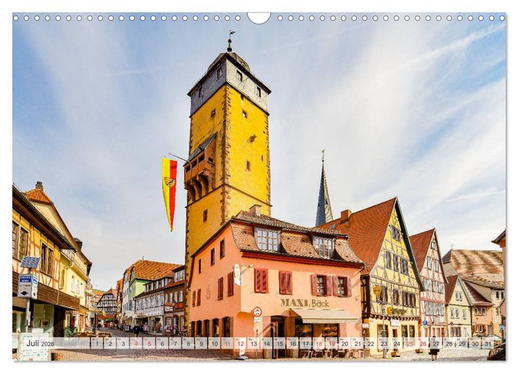 Produktbild: Lohr am Main Impressionen (Wandkalender 2026 DIN A3 quer), CALVENDO Monatskalender