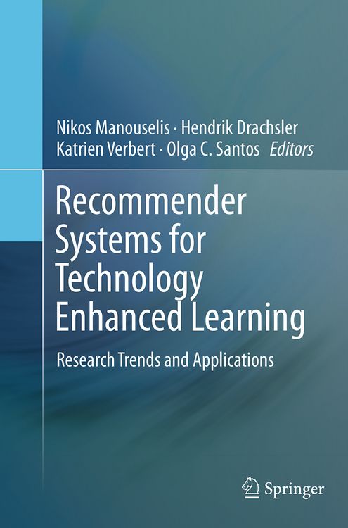Produktbild: Recommender Systems for Technology Enhanced Learning