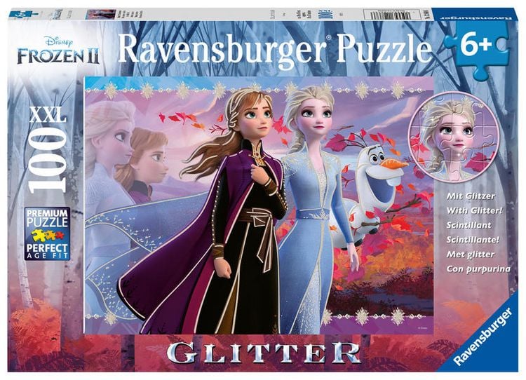 Produktbild: Puzzle Ravensburger Starke Schwestern 100 Teile XXL Glitzer