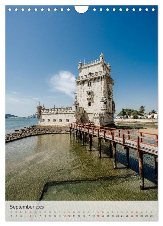 Produktbild: Lissabon Perspektiven (Wandkalender 2026 DIN A4 hoch), CALVENDO Monatskalender