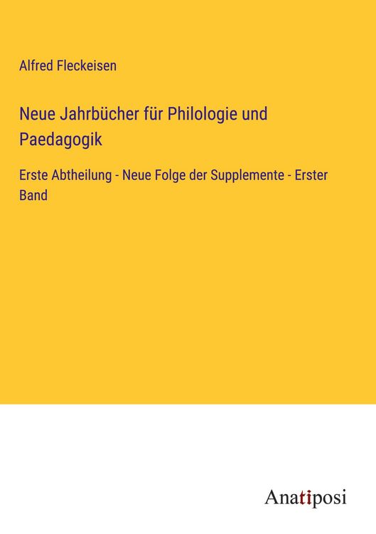 Produktbild: Neue Jahrb&uuml;cher f&uuml;r Philologie und Paedagogik
