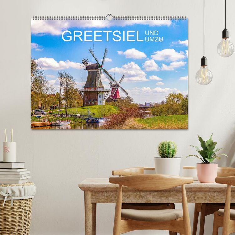 Produktbild: Greetsiel und Umzu (Wandkalender 2026 DIN A2 quer), CALVENDO Monatskalender