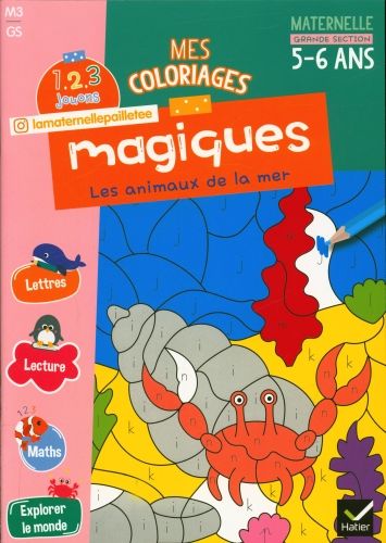 Produktbild: Mes coloriages magiques : les animaux de la mer GS