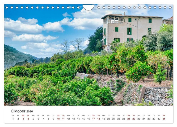 Produktbild: Mallorca Traumhafte Insel (Wandkalender 2026 DIN A4 quer), CALVENDO Monatskalender