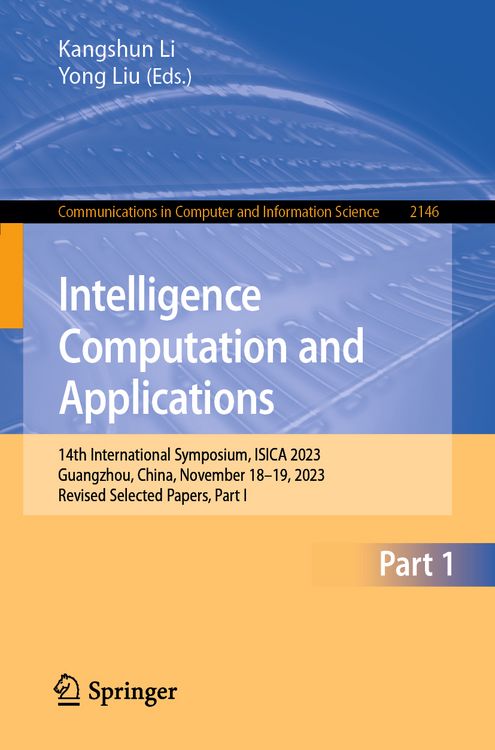 Produktbild: Intelligence Computation and Applications
