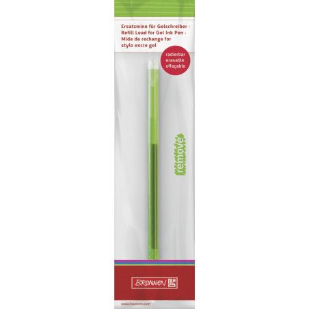 Produktbild: Brunnen Ersatzmine &bdquo;REMOVE&ldquo; Colour Code radierbar &brvbar; breit, 0,7 mm, kiwi
