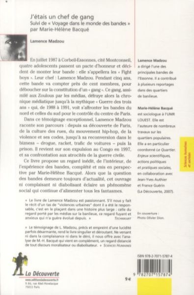Produktbild: J'&eacute;tais un chef de gang