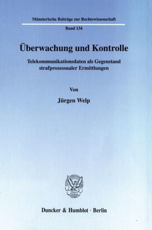 Produktbild: &Uuml;berwachung und Kontrolle.