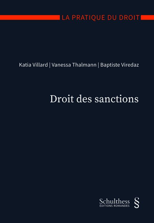 Produktbild: Droit des sanctions