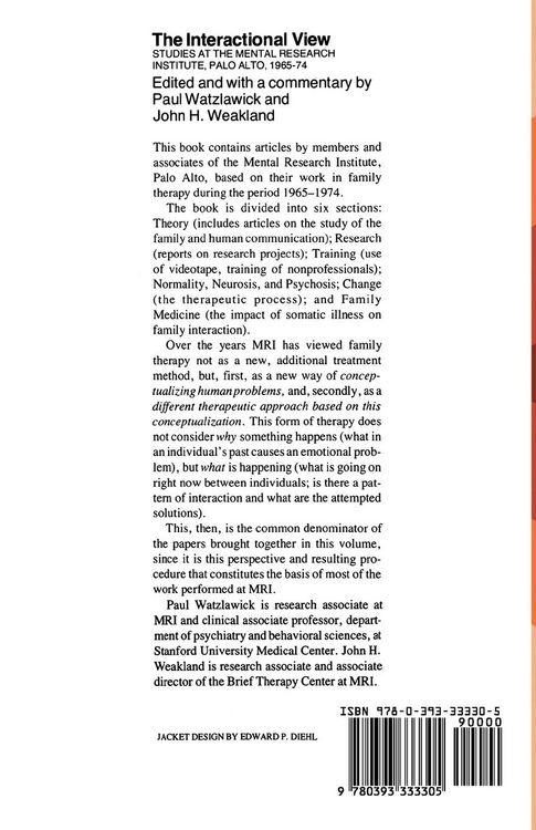 Produktbild: The Interactional View