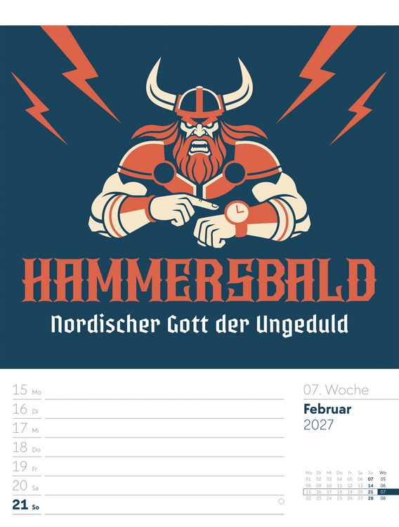 Produktbild: Klartext Spr&uuml;chekalender Wochenplaner 2027