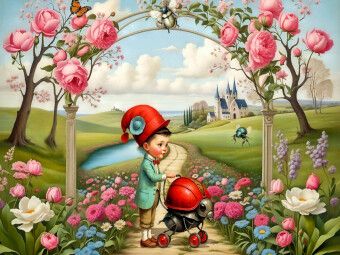 Produktbild: CALVENDO Puzzle Fr&uuml;hjahrsspaziergang | 1000 Teile Lege-Gr&ouml;&szlig;e 64x48cm Foto-Puzzle f&uuml;r gl&uuml;ckliche Stunden