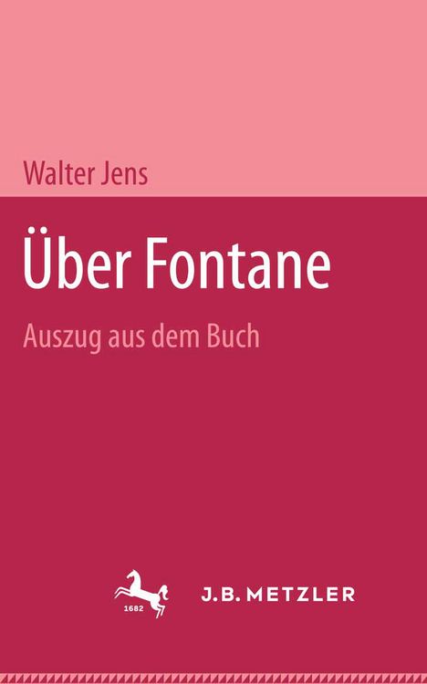 Produktbild: &Uuml;ber Fontane