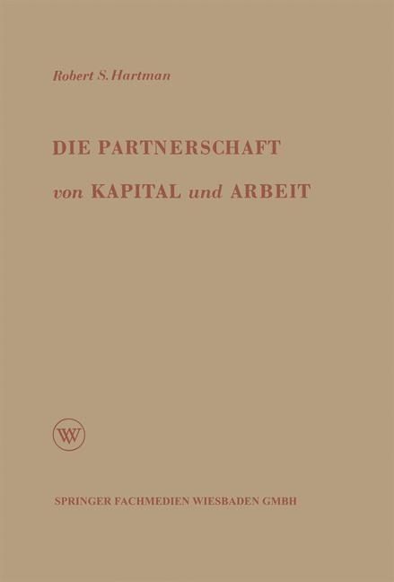 Produktbild: Die Partnerschaft von Kapital und Arbeit