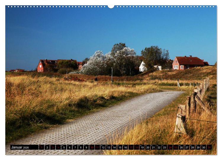 Produktbild: Insel Baltrum, Perle im Ostfriesischen Wattenmeer (hochwertiger Premium Wandkalender 2026 DIN A2 quer), Kunstdruck in Hochglanz