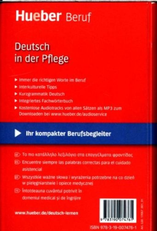 Produktbild: Berufssprachführer: Deutsch in der Pflege