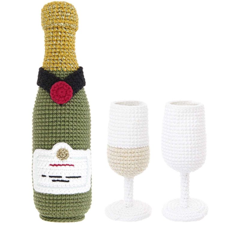 Produktbild: Ricorumi H&auml;kelset "The Winner Is" - Champagner
