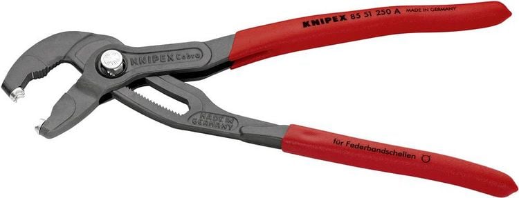 Produktbild: Knipex 85 51 250A Federbandschellenzange 250mm 1St.